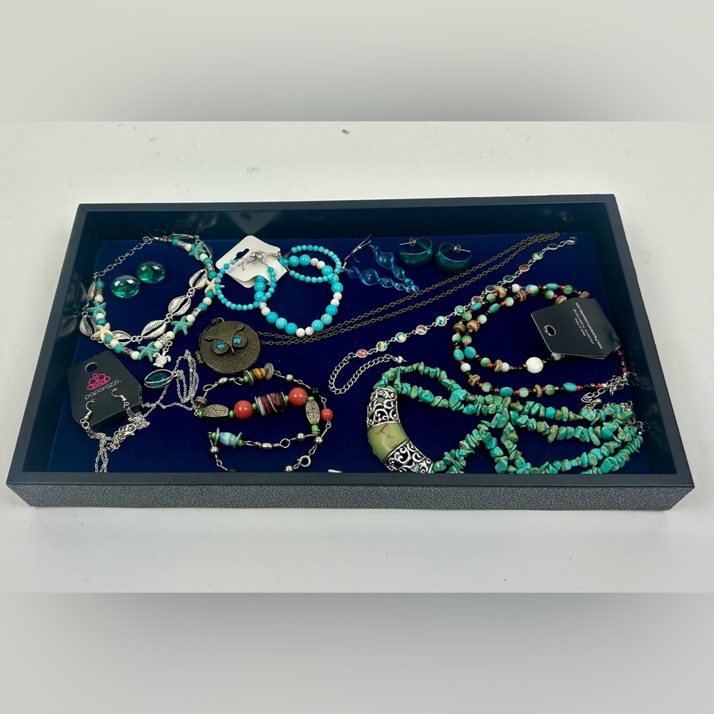 Turquoise and Silver Women's Jewelry lot